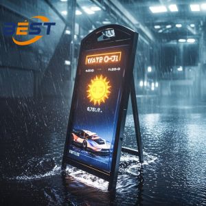China Battery-Powered Portable LED Signage with Android 9.0, IP65 Waterproof & 50000mAh Long-Lasting on sale