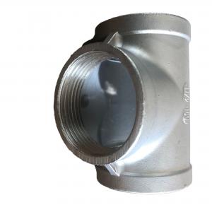 China Malleable Iron Seamless Pipe Fittings Galvanized Pipe Thread Tee on sale