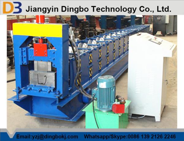 Quality 15 M / Min Automatic Rain Gutter Roll Forming Machine With Plc Control System for sale