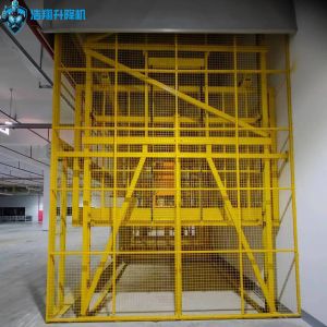 Robust Stairs Hydraulic Cargo Lift Industrial Grade Steel Heavy Load