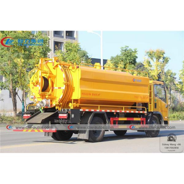 DONGFENG Furuicar 3000L Water Tank 5000L Sewage Tank Vacuum Suction Truck