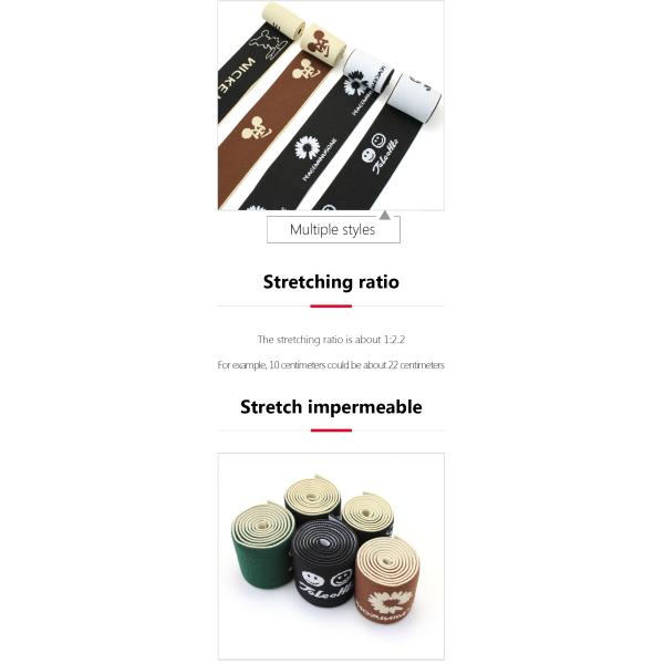 4cm nylon polyester waistband underwear custom logo knitted elastic jacquard band