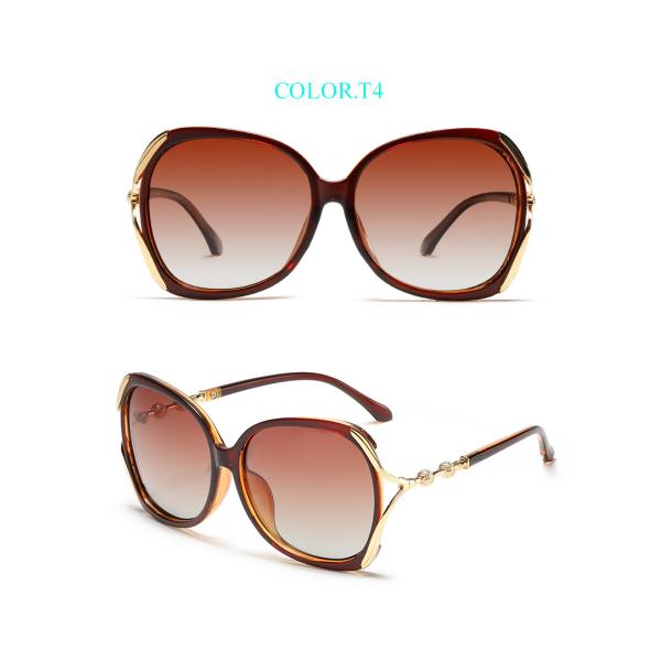 UV400 Square Luxury Sunglasses Designer Authentic Round Retro Ladies Shades