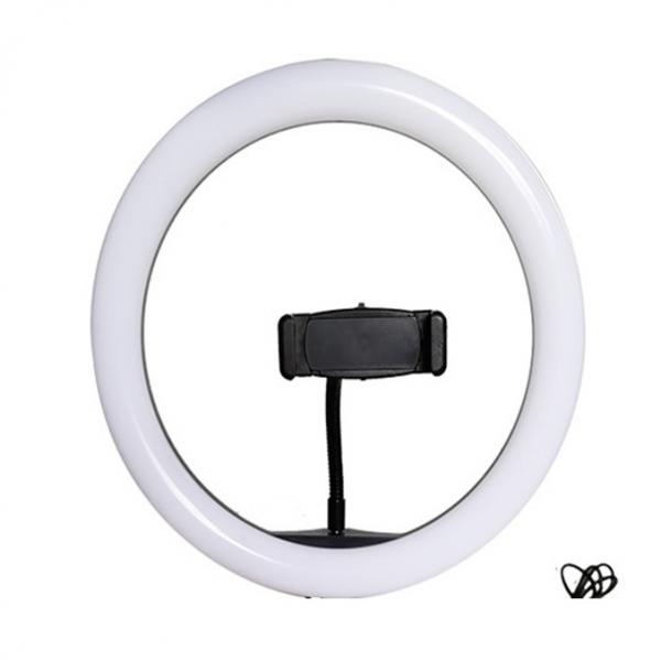 Quality 10 inch selfie ring light camera photograph lamp with smartphone holder for sale