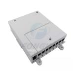1x8 PLC Splitter FTTH Fiber Optic Terminal Box 8 Cores With SC Shutter Adapter
