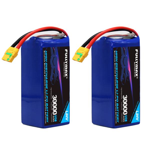 Xt90 Lipo Battery Cell High Voltage 12S 30000mAh 47.04V 5C LiHV Capable Charger