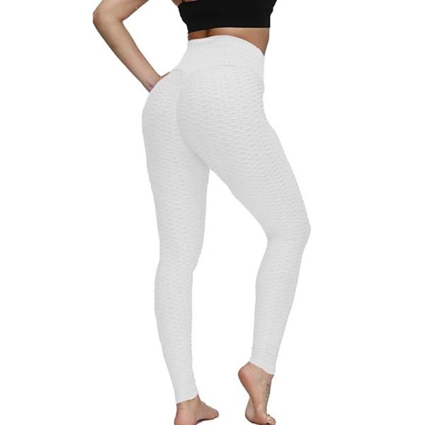 Solid Anti Cellulite Bum Lifting Leggings , Waist Slimming Booty Leggings