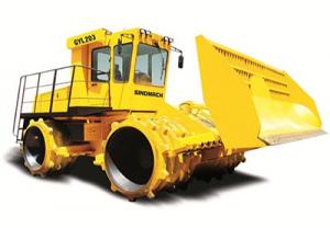 China 28 Ton Vibrating Roller Compactor GYL283 Landfill Compactor With Shangchai Engine wholesale