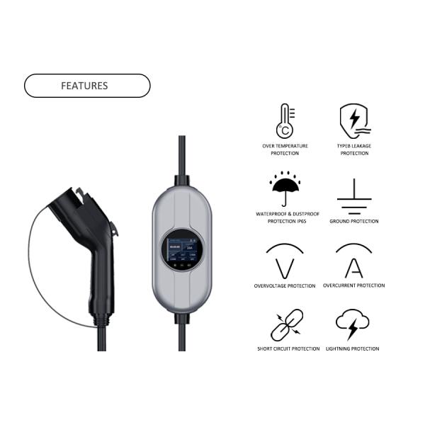 240V 60Hz 24 Amp EVSE Charging Station For Electric Vehicle