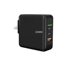 RoHS Changeable Plug 61W GAN Laptop Charger