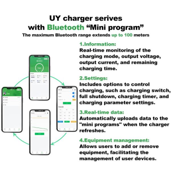 12V 80A Portable Lithium Ion Battery Charger with LED Fast Recharging 3