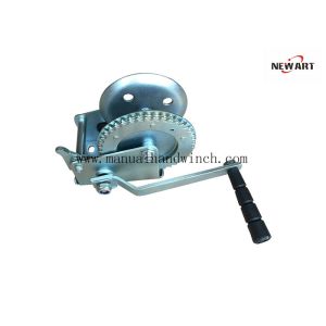 Buy cheap 1200 LB / 1000 LB Boat Hand Winch , White Zinc Plated Boat Trailer Winch For from wholesalers