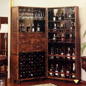 China classical old style antique drinks cabinet wholesale
