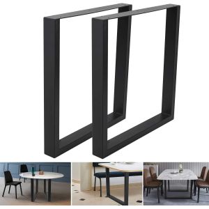 China 28x23 Modern Metal Table Legs 1000lbs 2pcs 28 Inch Furniture Legs on sale