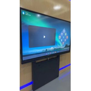 China Adjustable Height Interactive Flat Panel Stand For Floor/ Wall Mounting Smart TV Touch Monitos on sale