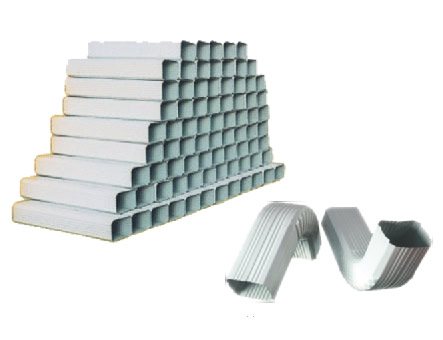 Hydraulic Cut-off Down Spout Roll Forming Machine For Down Pipe