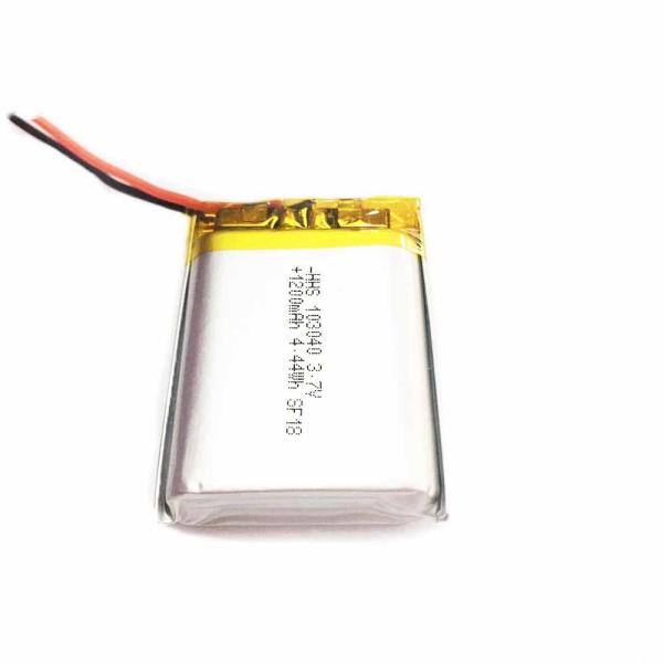 1C Discharge 3.7Volt 1200mAh Polymer Battery Pack PL103040