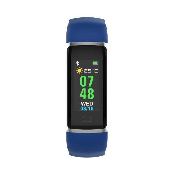 Black TFT IP67 Tuya Smartwatch With Oximeter And Body Temperature