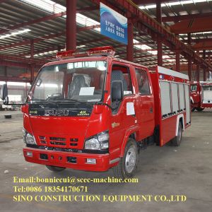 4x2 Isuzu  4000L Rescue Water Foam Fire Fighting Truck