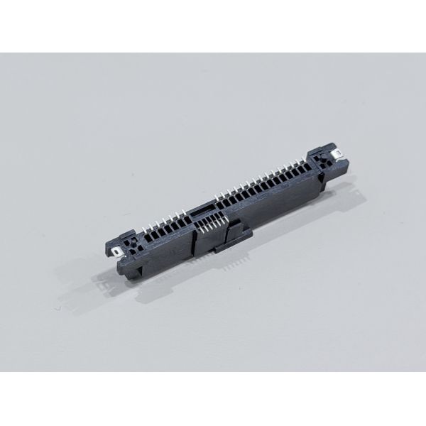 SAS 29-Pin SMT Female Electronic Signal Connector | Gold Flash Terminal PCB Connector for Server, Automotive, High-Speed Transmission