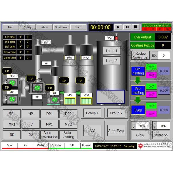 PVD Aluminum Metallizer Thermal Evaporation Coating Unit, Acrylic PMMA Car LOGO Board Chrome Metalizing System