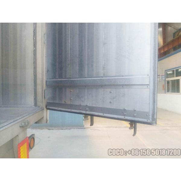 Steel Semi-Trailer 40ft 45ft Curtain Side Truck Trailers for Russia Market Van Type