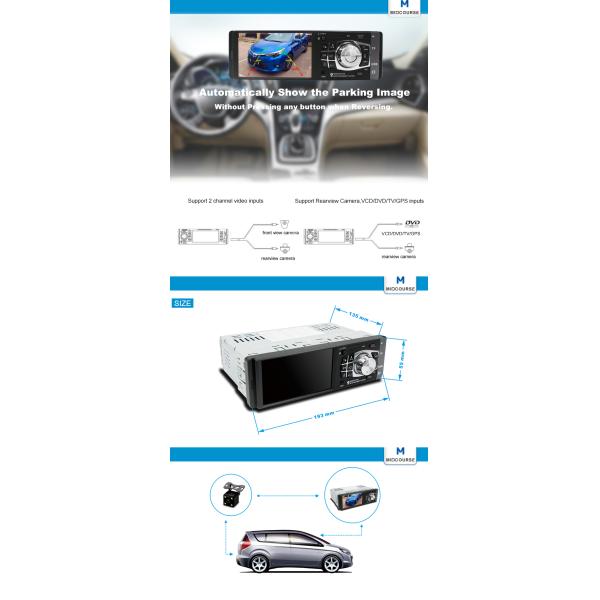 Bluetooth Single Din Car Stereo Dvd Player 12 Months Warranty