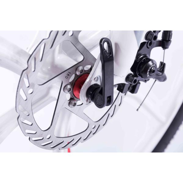 Carbon Steel Electric Snow Bike , Integrated 26 Inch Folding Electric Bike