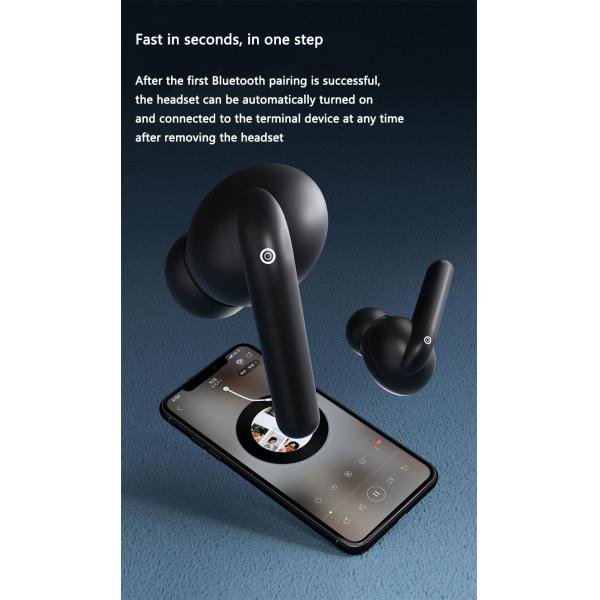 4hrs TWS Bluetooth Earbuds V5.1 Active Noise Cancelling Wireless Earbuds