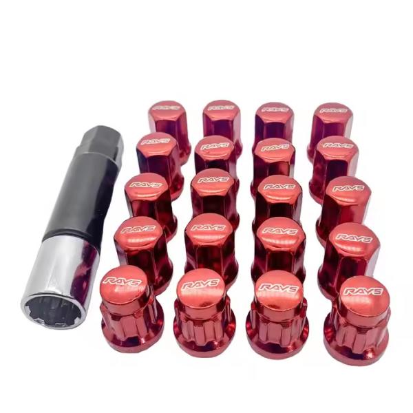 Universal Wheel Lug Nuts Steel 17mm Hex Size Fine Thread Type