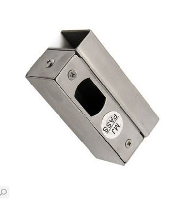 Stainless Steel Electric Drop Bolt Door Lock Bracket For 10 - 15mm Thick Glass Door