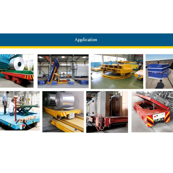 Factory Supply Motorized Battery Powered Transfer Cart Electric Transport Vehicle