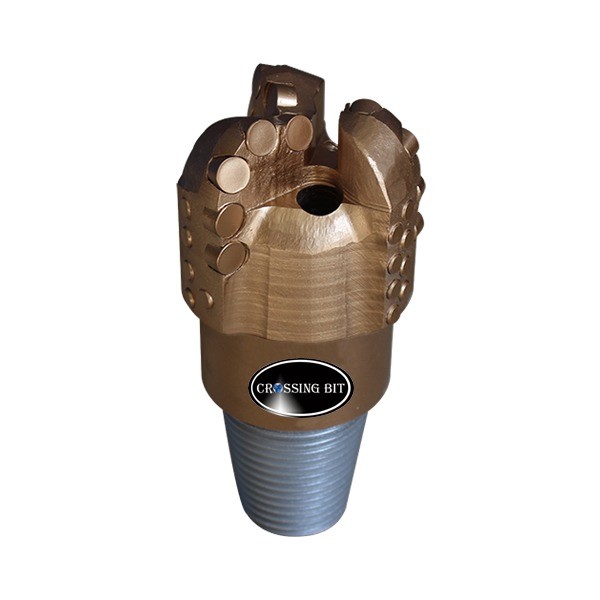 China 3 Blades Pdc Drag Bit With Steel Body For Water Well Drilling on sale