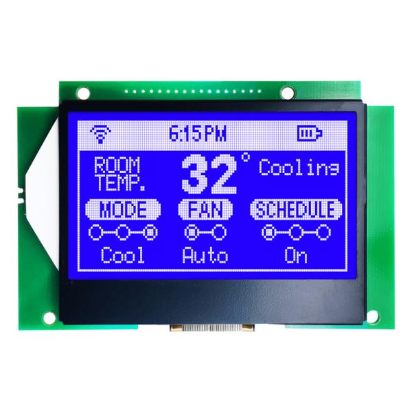 128X64 SPI Graphic LCD Display , ST7565R Yellow LCD Graphic 128x64