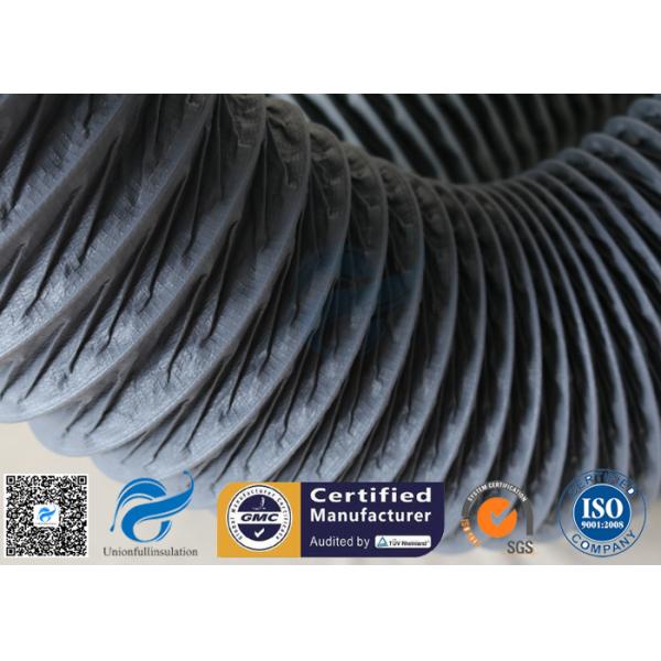 Waterproof / Fire Resistant PVC Coated Fiberglass Fabric For Flexible Air Ducting