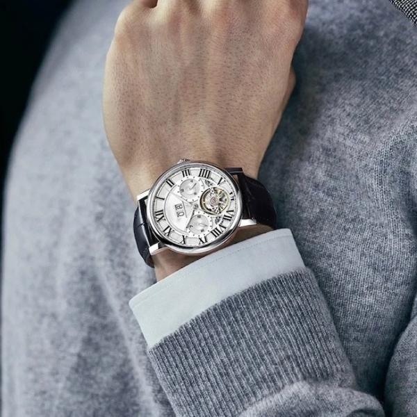 Fashion Waterproof Quartz Watch Automatic Mechanical Movement Men'S Wrist Watch