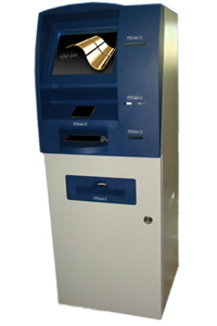 China A6 Selfservice invoice and bank pass printing touch kiosk wholesale