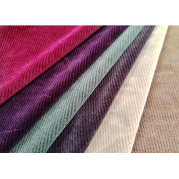 Manufacturer AB Yarn Pin Strip Fabric For Dress / Jersey Velvet Super Soft Spandex Fabric