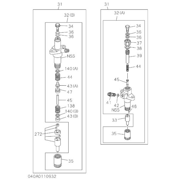 1-15415847-1 1-15415848-1 High Pressure Tube HITACHI Excavator Spare Parts For EX200-3C