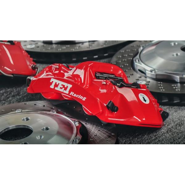 Front 6 Piston And Rear 4 Piston Caliper With E-brake Caliper BBK Auto Brake System For Volkswagen Golf R 19 Inch Rim