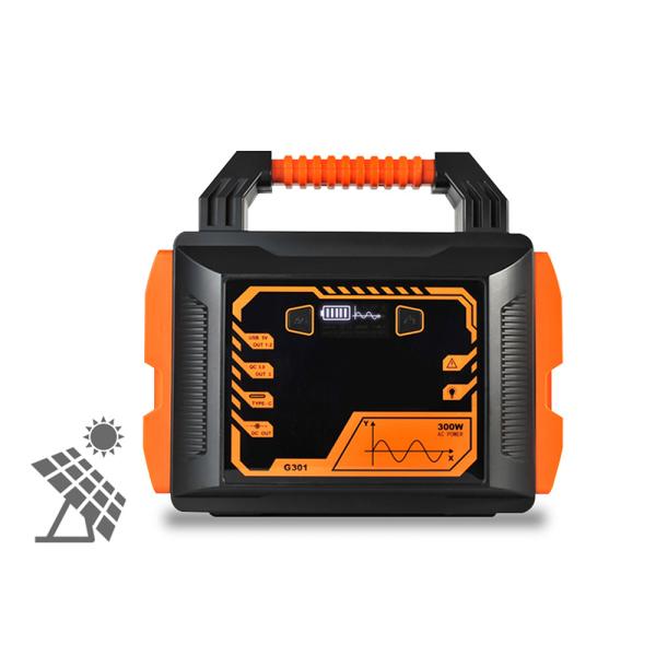 Portable solar mini power station energy storage power supply with USB/DC/TYPE-C/QC3.0 interfaces