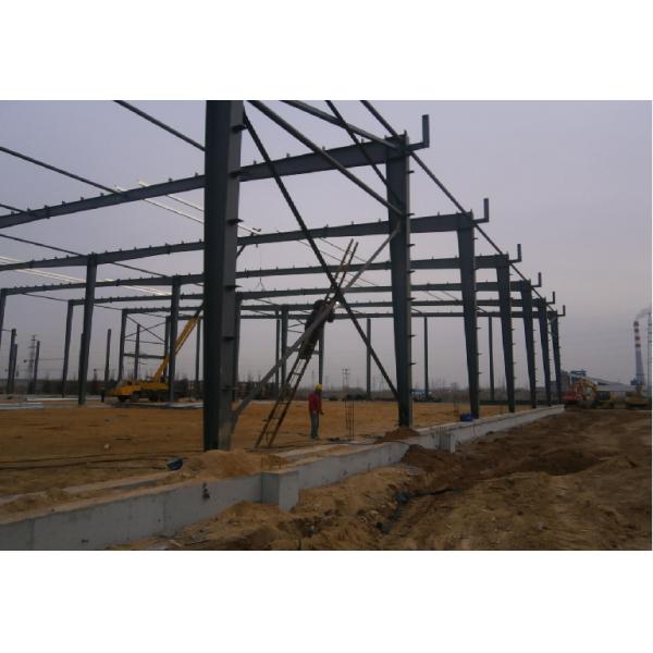 Food Workshop Q355B Steel Frame Building Construction Prefabricated Steel Packing Warehouse
