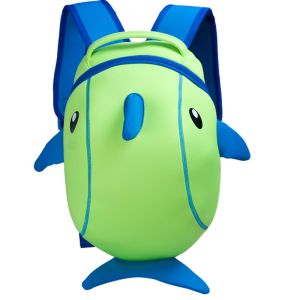 China Dustproof Kid Cool School Backpacks Water Resistance Dolphin Shape on sale