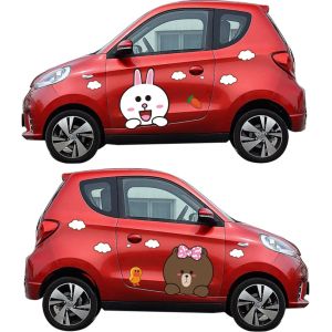 China Customized Waterproof Car Stickers PVC Vinyl Cute Cartoon Animals wholesale