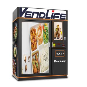 China Smart Fry Fast Food Sandwich Hot Food Vending Machines With 27 Inches Screen on sale