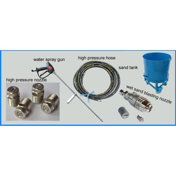 Electric High Pressure 500bar Wet Sandblasting Equipment For Industrial Surface Treatment