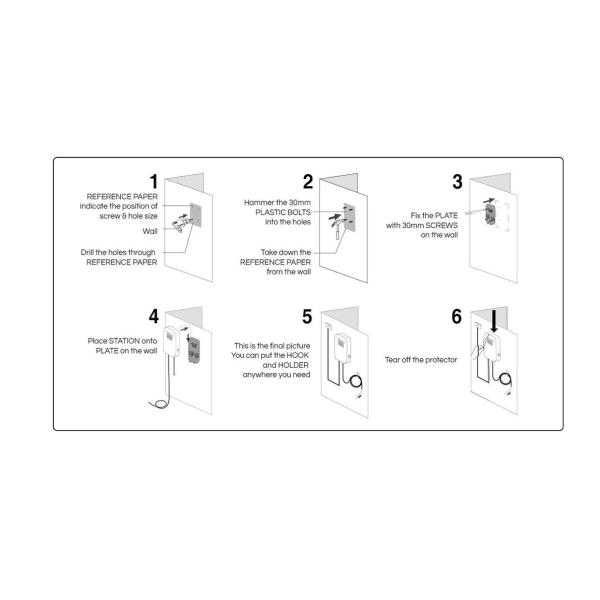 EVCOME Type 2 7kw Ev Charger Type 1 Electric Car Charger Cable 5m OCCP 1.6 Connection