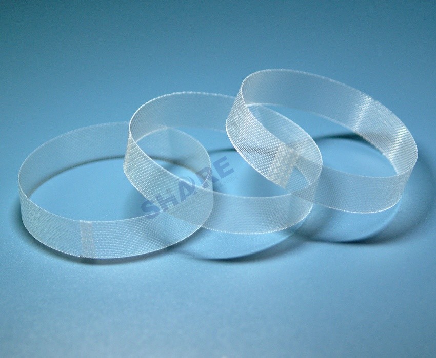 China Welded Nylon Filter Mesh Ring Continuous / Cut To Length Tube Filter Overlapping Seam wholesale