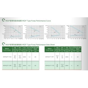 East Wq-F Strong Cold Drying Sewage Submersible Electric Pump for Rapid Heat