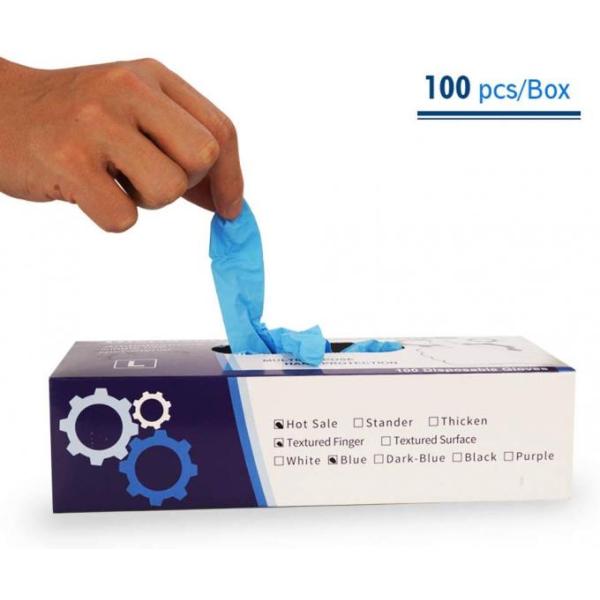 Powder Free Disposable Medical Gloves Medical Accessories Consumables Nitrile Gloves
